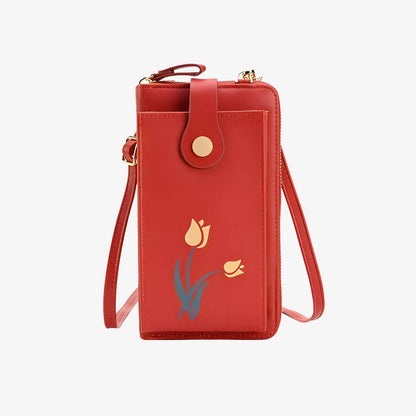 Sac a main telephone portefeuille - Rouge
